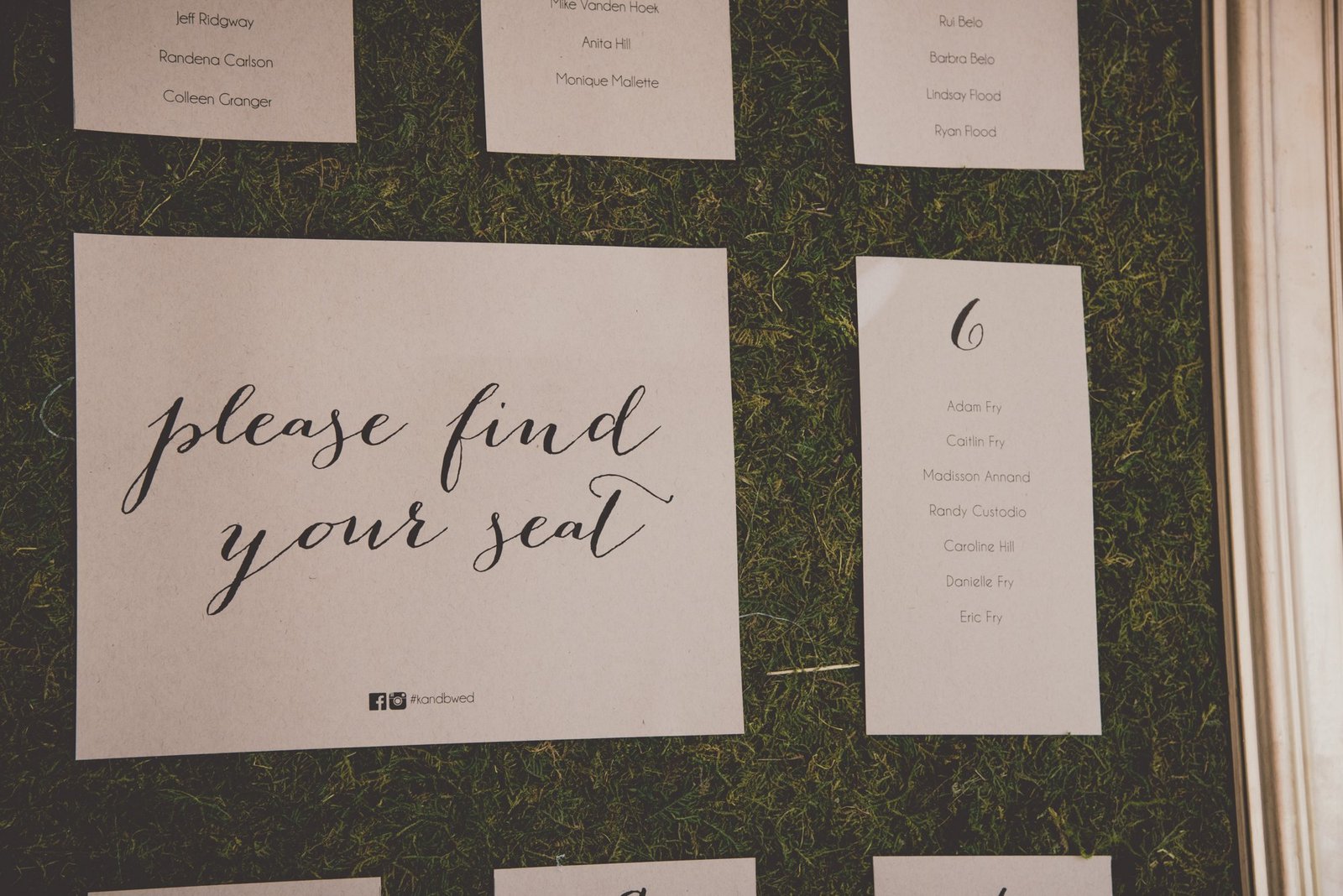 Wedding Seating Chart Printing Toronto