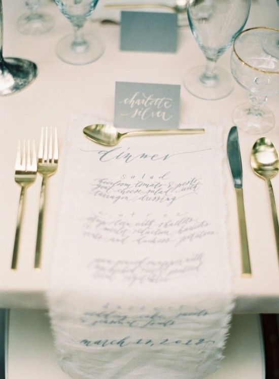 menu ideas for weddings