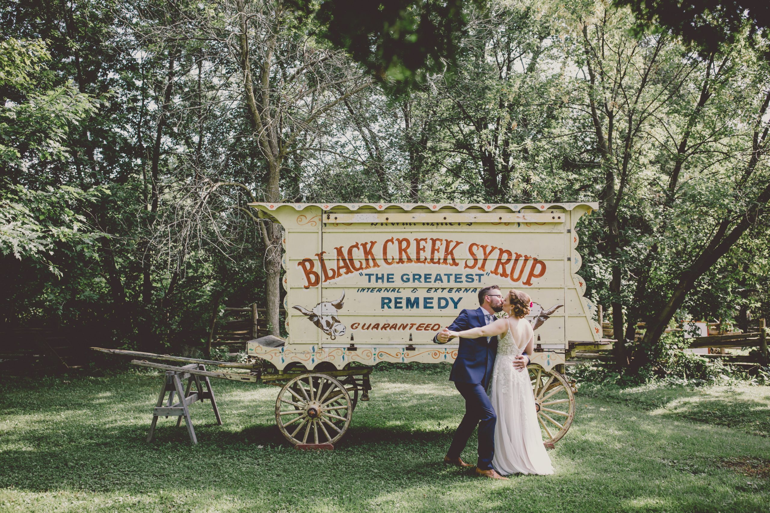 black creek pioneer wedding