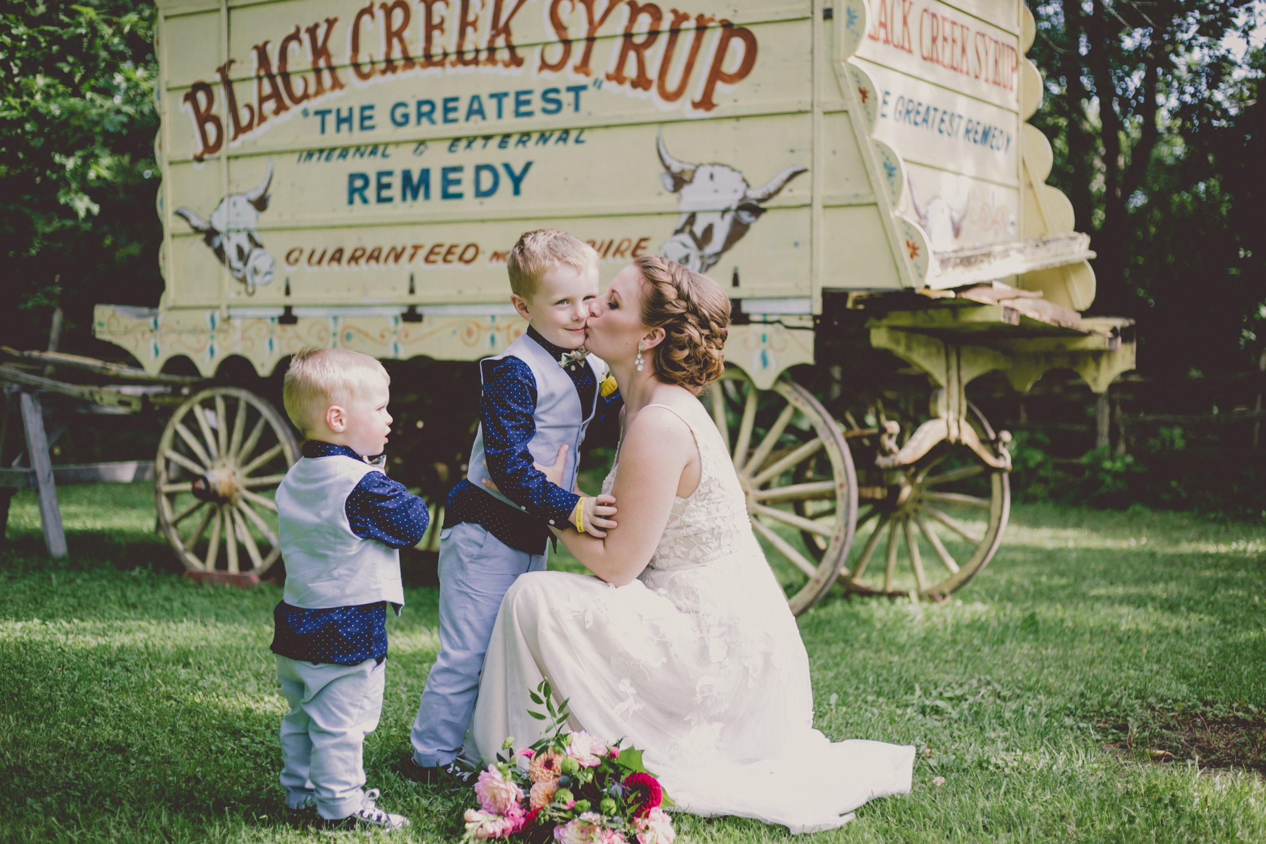 black creek pioneer wedding