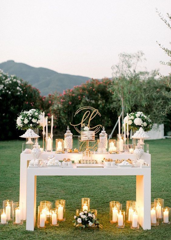 how to design a dessert table for events
