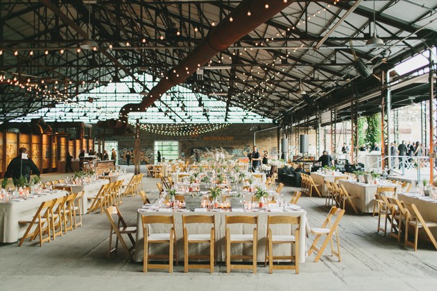 Evergreen Brickworks toronto wedding reception mango studios